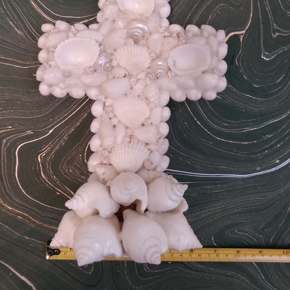 Handmade Seashell Cross - Picture 2 of 6